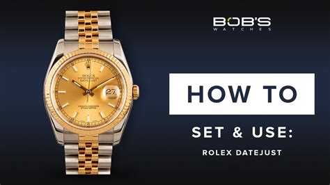 rolex time adjustment|change time on rolex datejust.